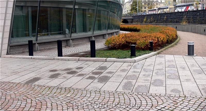 Perla Grigio Granite Cube Stone,Driveway Pavement