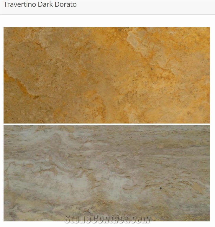 Travertino Dark Dorato Blocks