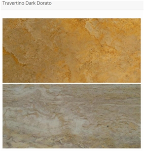Travertino Dark Dorato Blocks