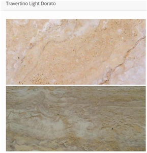 Travertino Light Dorato Blocks