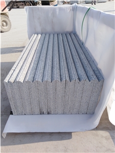 G603 Grey Granite Stairs, Half Bullnose Stairs