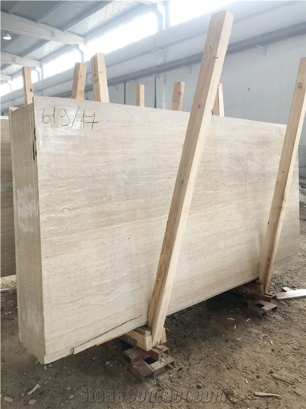 Light Travertine Slabs