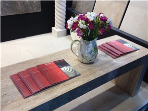 Travertine Marble Tabletops