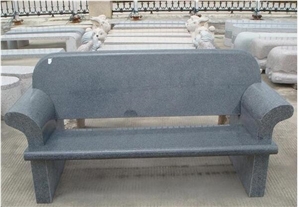 Bushhammered Blue Limestone Outdoor Benches Garden