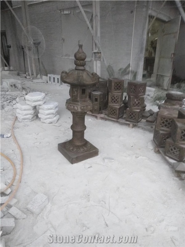 Colored Granite Lanterns G654 Japan Lanterns
