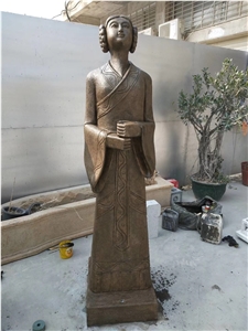 Granite Human Sculpture Handcarved G654 Statue