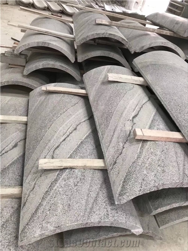 Grey Granite Light Column Wall Clad