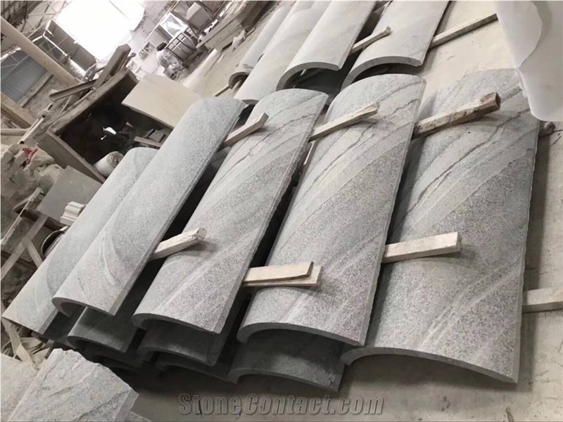 Grey Granite Light Column Wall Clad