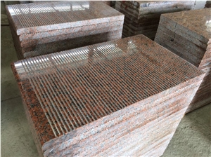 Maple Red Granite Cladding Flower Water Groove Maple Red Granite Cladding Flower Water Groove