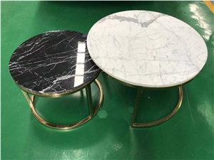 Marble Home Furniture Venato White Cafe Tables