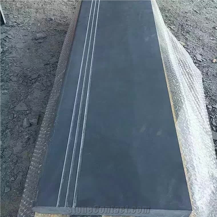 Steps China Black Slate