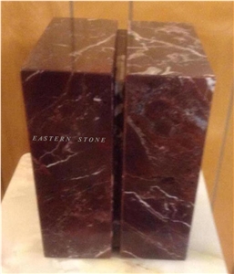 Black Zebra Marble Decorative Ash Urn, Cremation Urn Keepsake