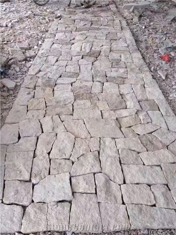 G682 Granite Natural Split Random Tiles Flagstone