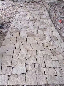 G682 Granite Natural Split Random Tiles Flagstone