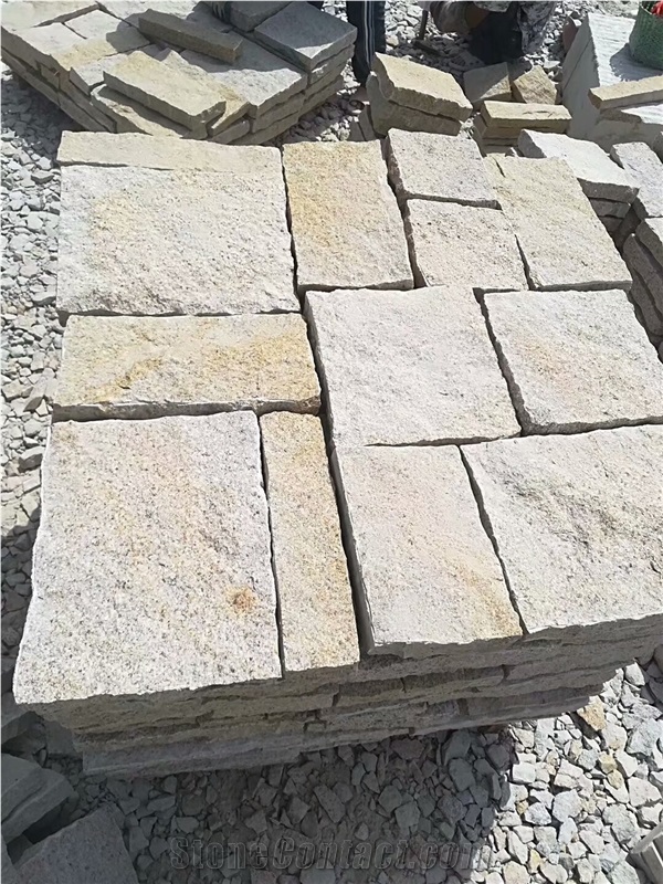 G682 Granite Natural Split Random Tiles Flagstone
