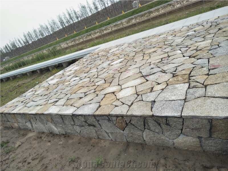 G682 Granite Natural Split Random Tiles Flagstone