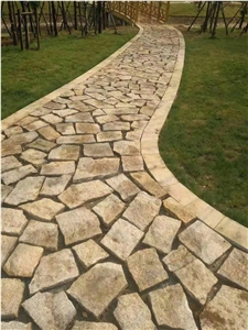 G682 Granite Natural Split Random Tiles Flagstone