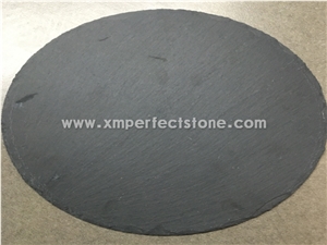 Black Slate Panel Tiles Kitchen Boards Dining Tray