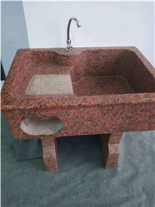 Maple-Leaf Red Granite China