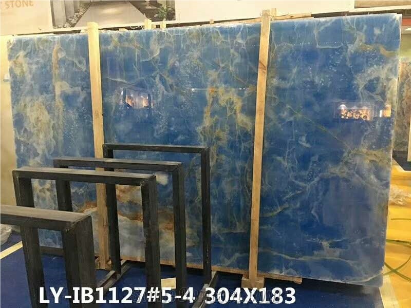 Blue Onyx Handicraft Work Carved Onyx