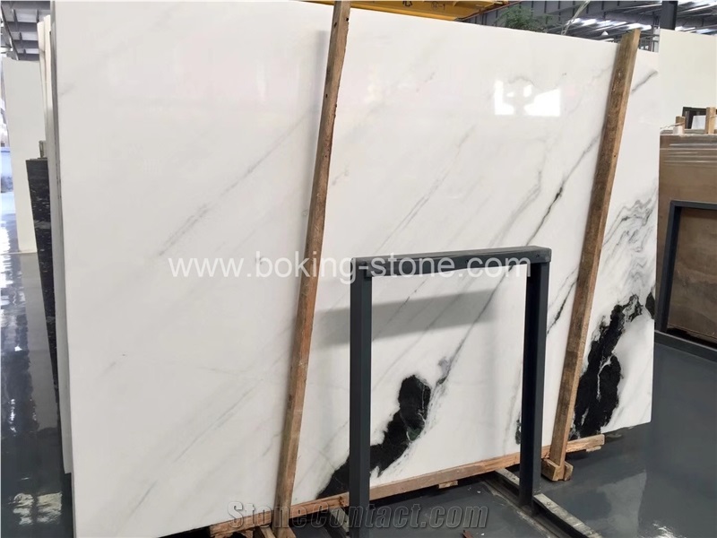 China Panda White Marble Slabs and Tiles