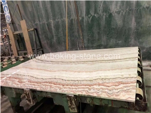 China Rainbow Onyx Backlit Home Decor Panels