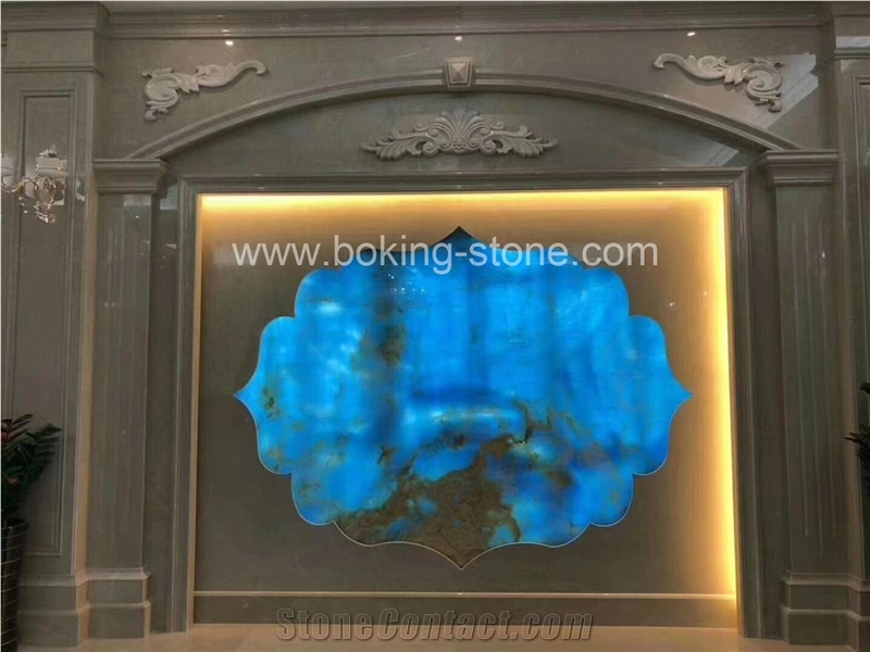 Pol Natural Iran Dream Ocean Onyx Stone Medallions