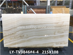 Turkey White Vanilla Onyx Slab