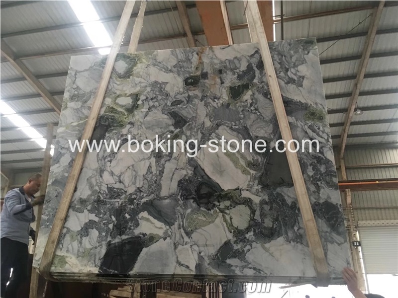 White Beauty Marble Tiles Slabs Customize Tables
