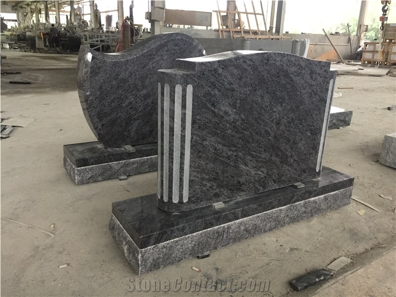 Bahama Blue Monument Round Ends with Flutes