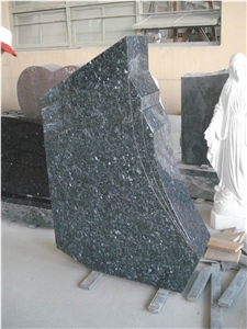 Blue Pearl Custom Granite Stone Monument