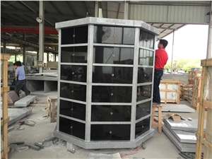 China Grey G633 Hexagon 96 Niche Columbarium