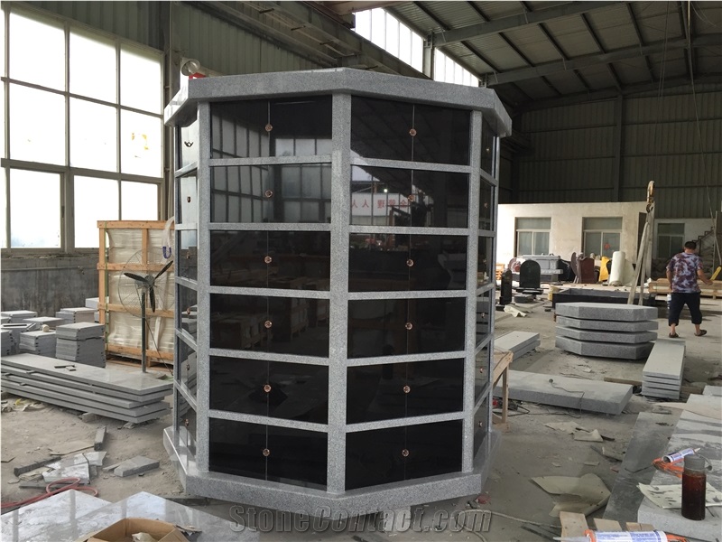 China Grey G633 Hexagon 96 Niche Columbarium