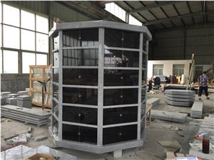 China Grey G633 Hexagon 96 Niche Columbarium