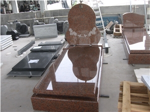 China Maple Red Tombstone Cemetery China Maple Red Tombstone Cemetery