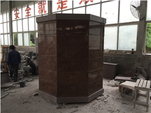 G633 with Red Doors 48 Niche Columbarium Hexagon G633 with Red Doors 48 Niche Columbarium Hexagon