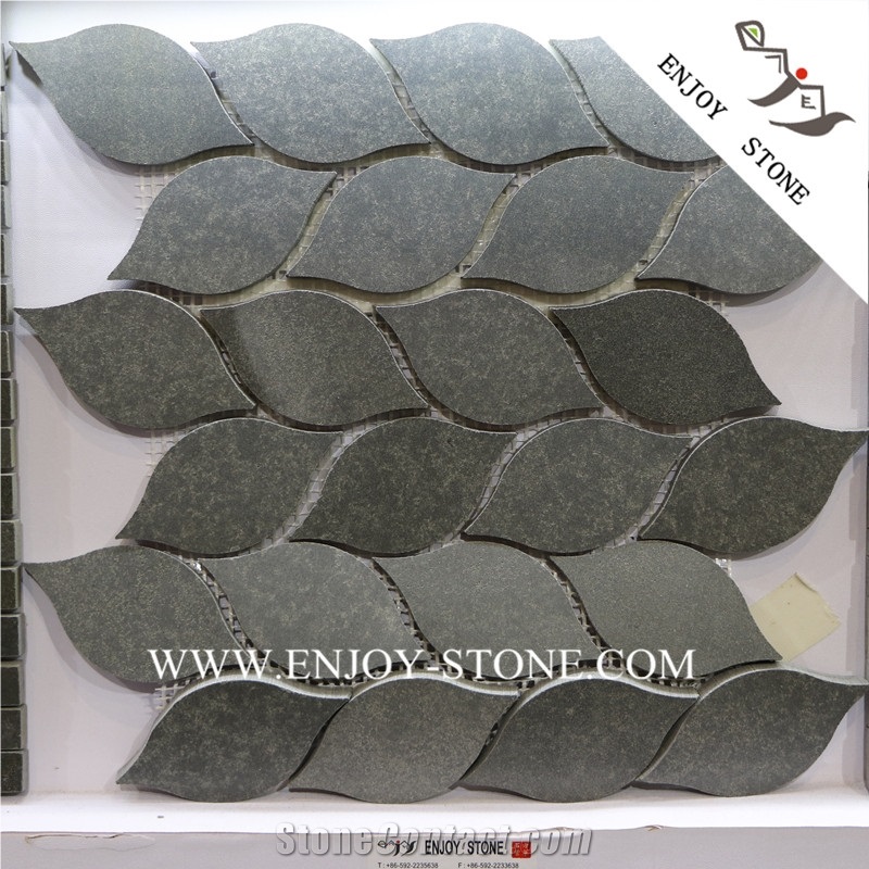 China Grey Basalt Pattern Mosaic/Hall Mosaic