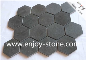 Hexagon Mosaic/Grey Basalt/Hainan Basalt Hexagon Mosaic/Grey Basalt/Hainan Basalt
