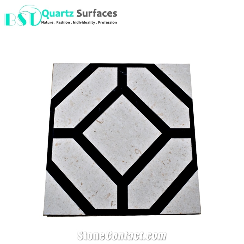 24"*24" Marble Waterjet Tiles for Stairs Step