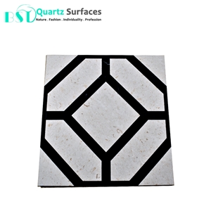 24"*24" Marble Waterjet Tiles for Stairs Step