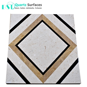 24"*24" Marble Waterjet Tiles for Stairs Step