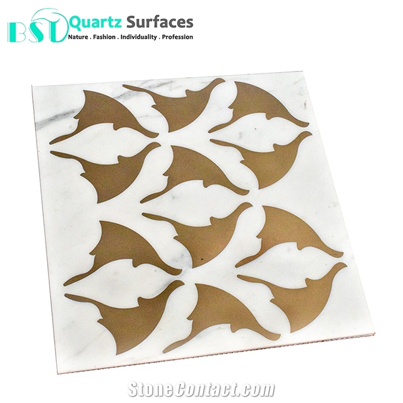 36 X36 Polished Marble Stone Medallions for Flooring Tiles