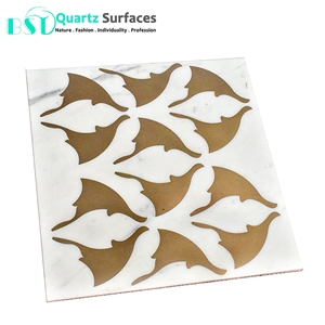 36 X36 Polished Marble Stone Medallions for Flooring Tiles