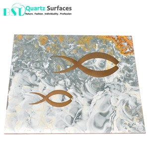 36 X36 Polished Marble Stone Medallions for Flooring Tiles