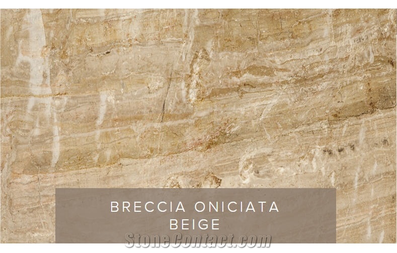 Breccia Oniciata Beige Marble Blocks