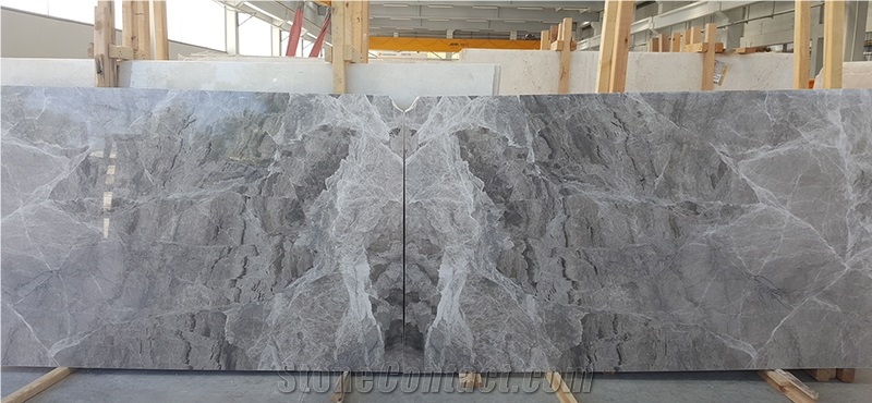 Luana Grey Marble Slab