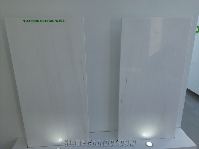 Thassos Crystal Wave Marble Slabs,Tiles
