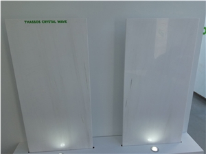 Thassos Crystal Wave Marble Slabs,Tiles