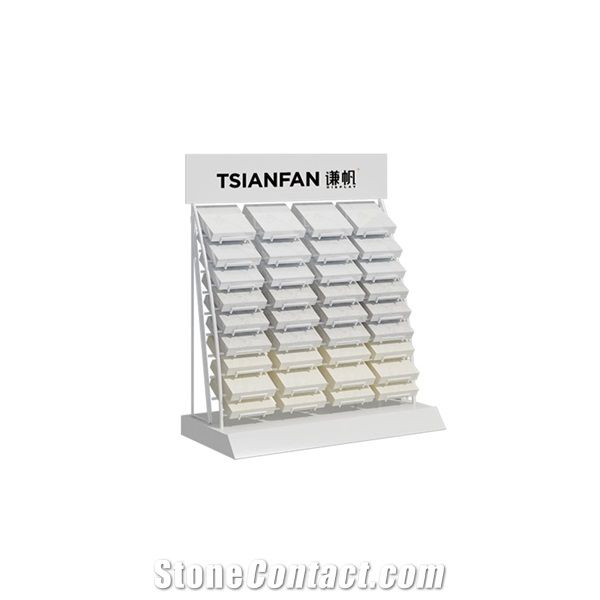 Artficial Stone Countertop Display Rack Stand
