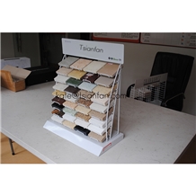 Artficial Stone Countertop Display Rack Stand
